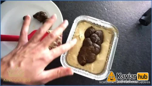 Godess Kink backt einen versauten Kaviarkuchen aus frischem Stuhlgang herunterladen auf KaviarHub