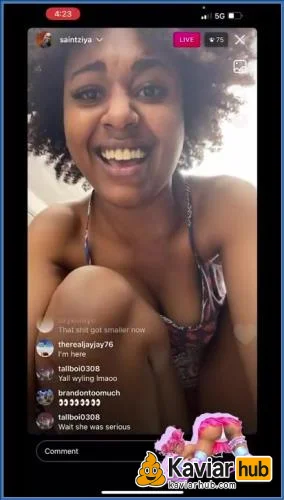 Saint Ziya pisst im Einkaufszentrum live auf Instagram - ähnliches Kaviar Video auf KaviarHub