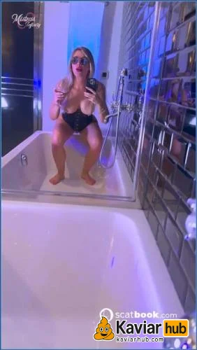 Miss Infinity dominiert mit Kaviar und harter Toilettensklaven-Erziehung - Kaviar Scat Video auf KaviarHub