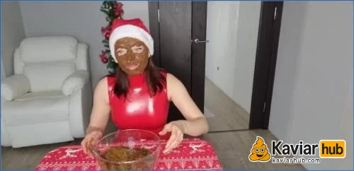 Scatlina als versaute Weihnachtsfrau mit 22 Ladungen Kaviar Teil 1 herunterladen auf KaviarHub