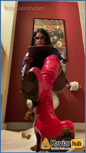 Bossy Delilah startet Tag 1 ihrer Kaviar-Konsum-Reihe - Kaviar Scat Video auf KaviarHub